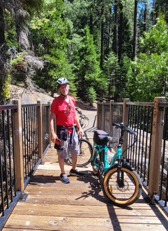 Owner photo: Jennifer and their Roots Rider Rebel 2 electric bike