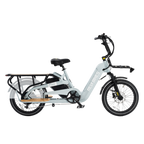 Roots Rider Flux cargo electric bike in Grey, side view