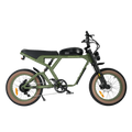 Roots Rider Cougar Pro electric bike in Wild Green
