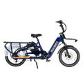 Roots Rider Flux cargo electric bike in Nebula, full side view
