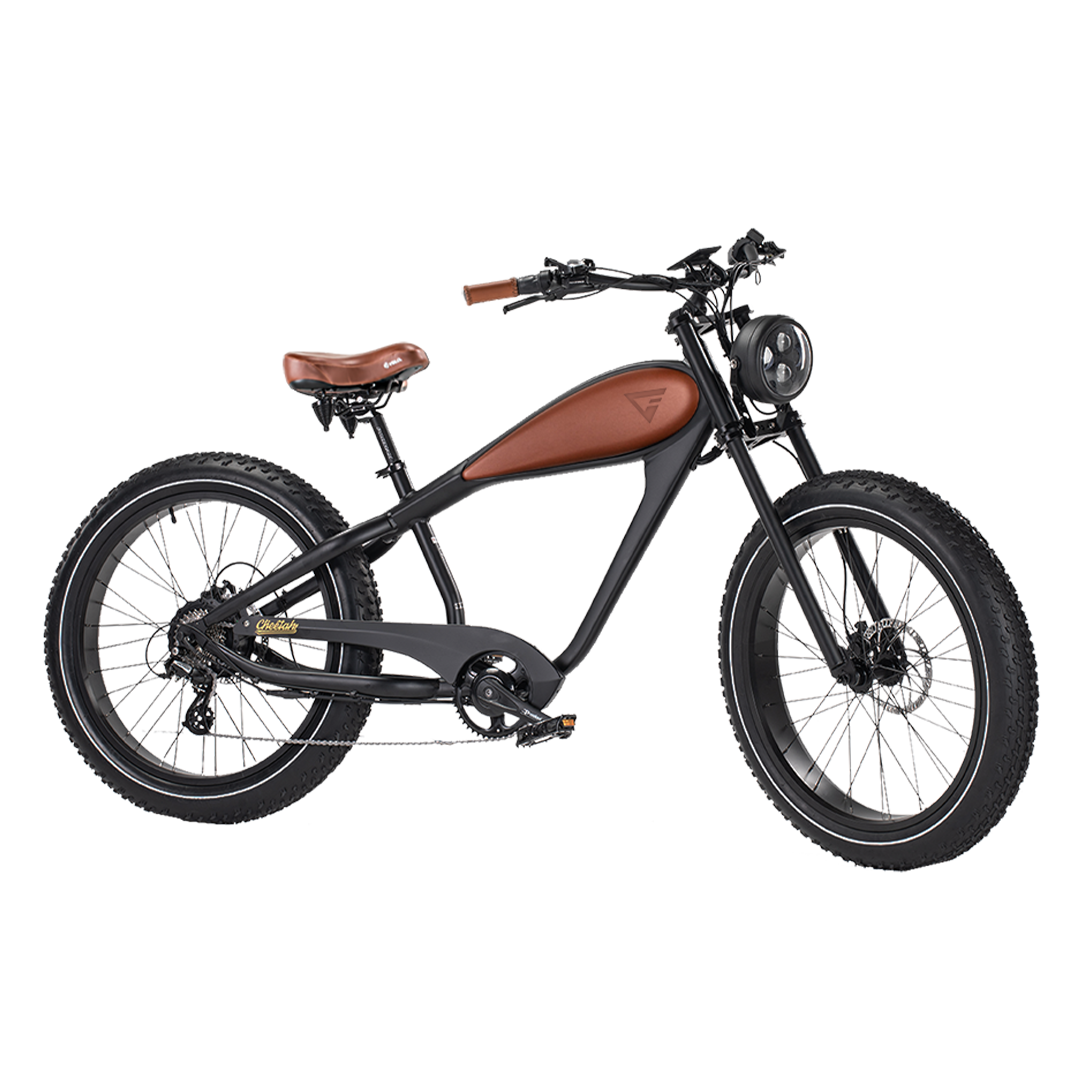 Roots Rider Cheetah 2 vintage fat tire electric bike product image