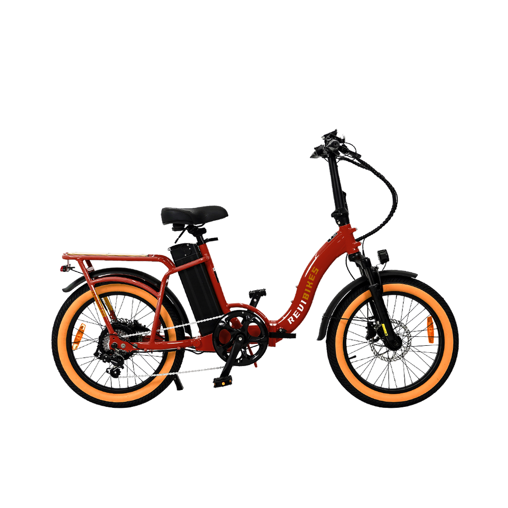 Roots Rider Rebel 2 red folding fat tire electric bike product image