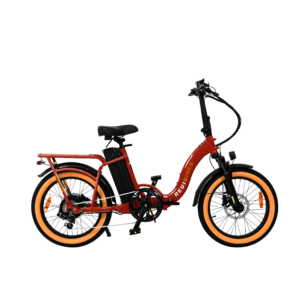 Roots Rider Rebel 2 red folding fat tire electric bike product image