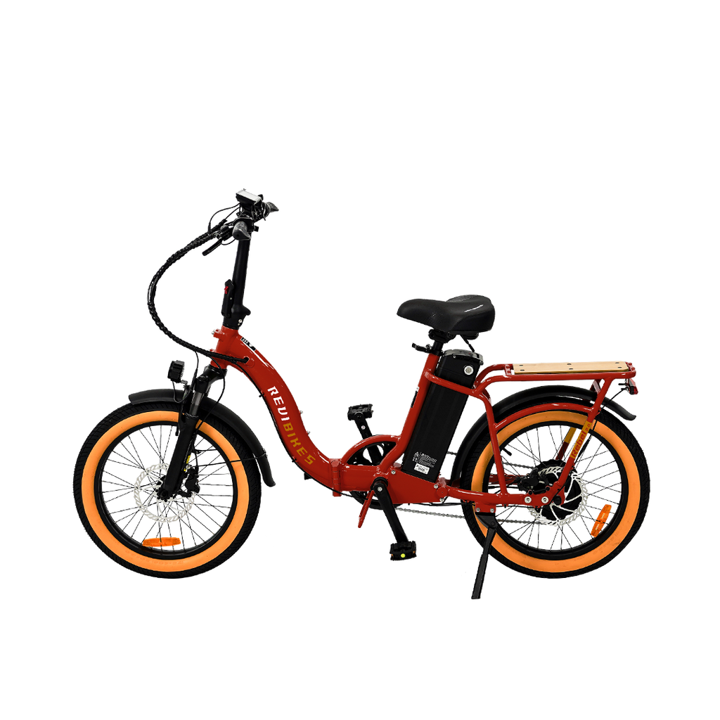 Roots Rider Rebel 2 red folding fat tire electric bike product image