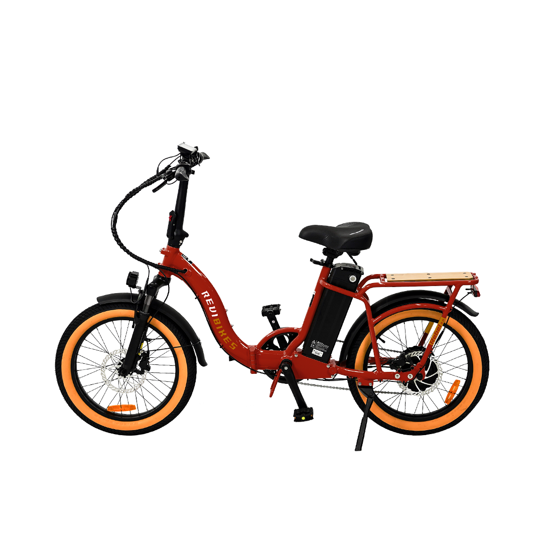 Roots Rider Rebel 2 red folding fat tire electric bike product image