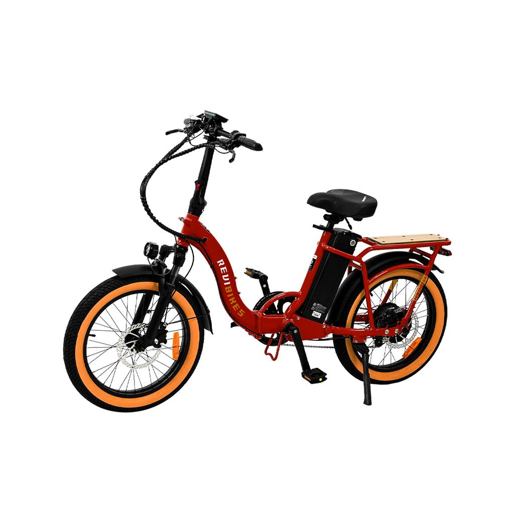 Roots Rider Rebel 2 red folding fat tire electric bike product image