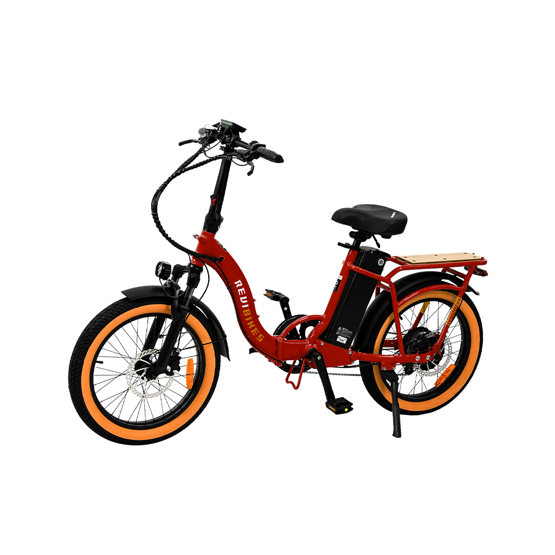 Roots Rider Rebel 2 red folding fat tire electric bike product image