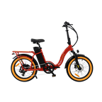 Roots Rider Rebel 2 Pro folding electric bike in Red