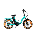 Roots Rider Rebel 2 teal folding fat tire electric bike product image