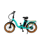 Roots Rider Rebel 2 teal folding fat tire electric bike product image