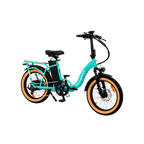 Roots Rider Rebel 2 teal folding fat tire electric bike product image