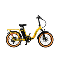 Roots Rider Rebel 2 yellow folding fat tire electric bike product image