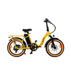 Roots Rider Rebel 2 yellow folding fat tire electric bike product image