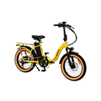 Roots Rider Rebel 2 yellow folding fat tire electric bike product image