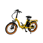 Roots Rider Rebel 2 yellow folding fat tire electric bike product image