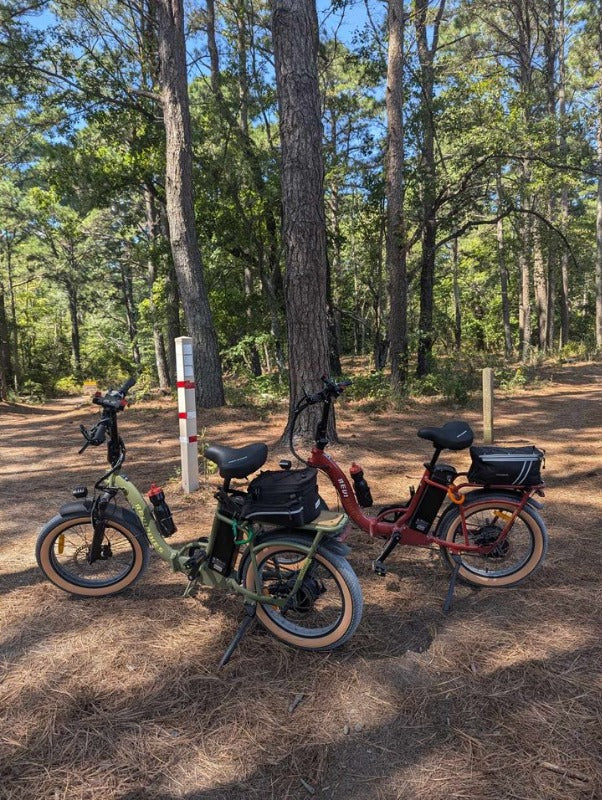 Owner photo: Connie and their Roots Rider Rebel 2 electric bike