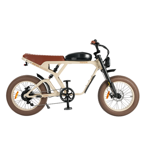 Roots Rider Cougar moped style fat tire electric bike product image