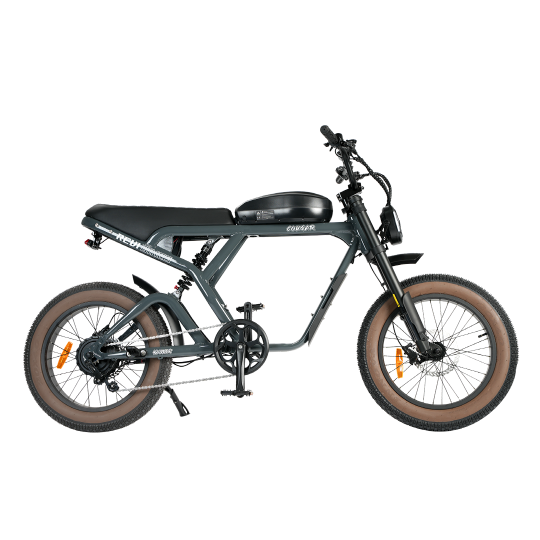 Roots Rider Cougar moped style fat tire electric bike product image
