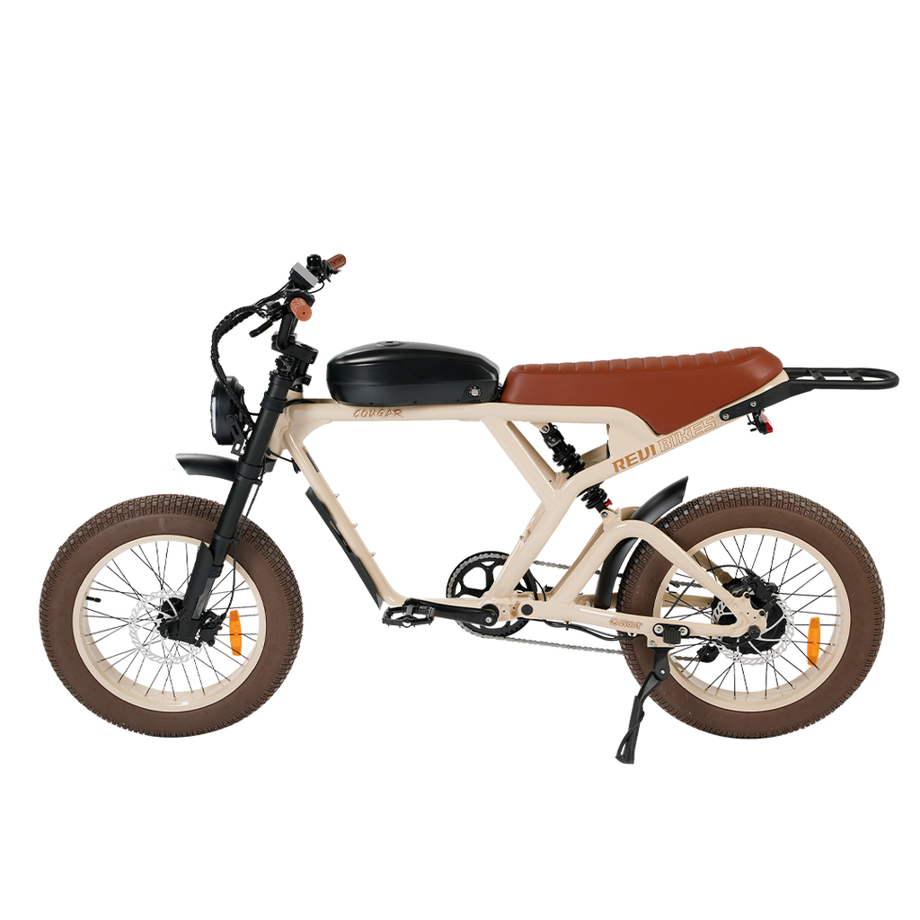 Roots Rider Cougar moped style fat tire electric bike product image