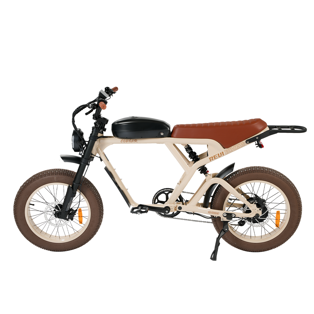 Roots Rider Cougar moped style fat tire electric bike product image