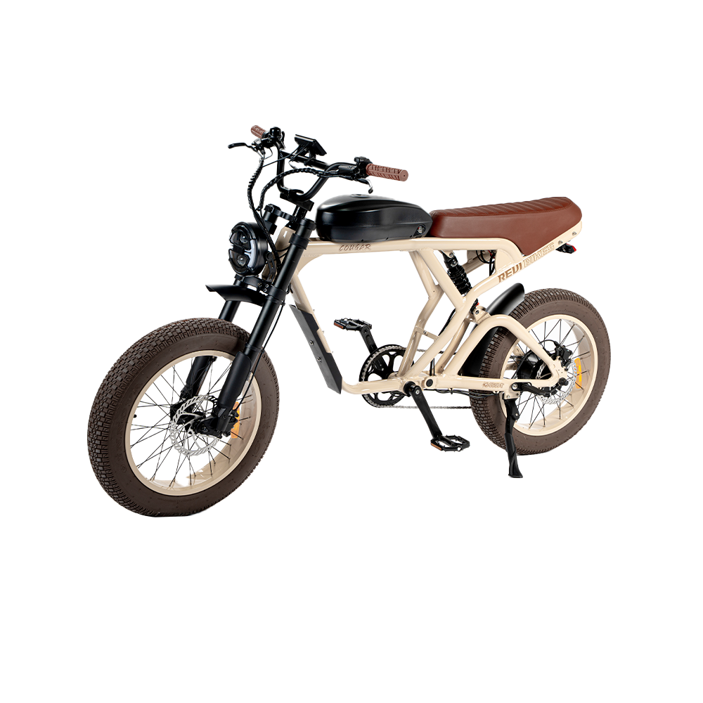 Roots Rider Cougar moped style fat tire electric bike product image